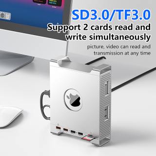 Docking station pentru Mac Mini M4/ M4 Pro, vertical, Motrix